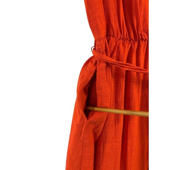 Universal Thread Women's Blood Orange Long Dress - Picture 3 of 9